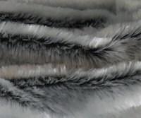 Faux Fur Sherpa - Chinchilla / Gray 2