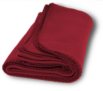 Promo Fleece Blankets-Burgundy