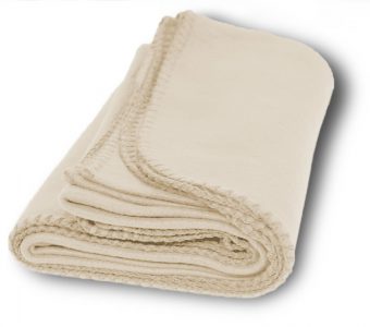 Promo Fleece Blankets-Cream