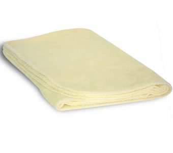 Baby Fleece Blanket-Soft Yellow
