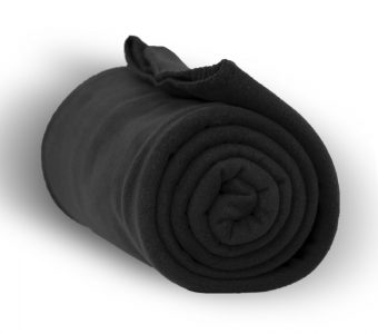 Deluxe Fleece Blanket-Black