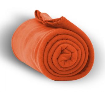 Deluxe Fleece Blanket-Orange