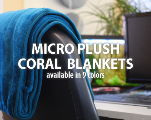 Micro Plush Coral Blankets