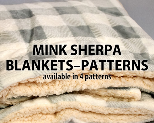 Mink Sherpa Patterns